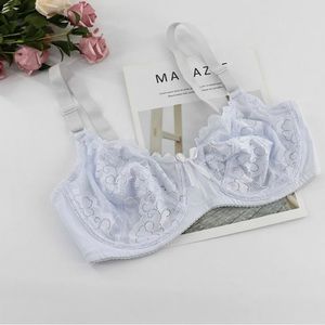 Women’s Lingerie Gorgeous Unlined Underwire Bra Large Breasts Minimizer